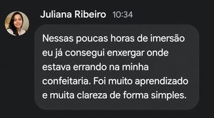 Depoimento de aluna 1
